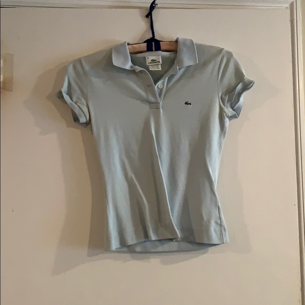 Light blue Lacoste polo